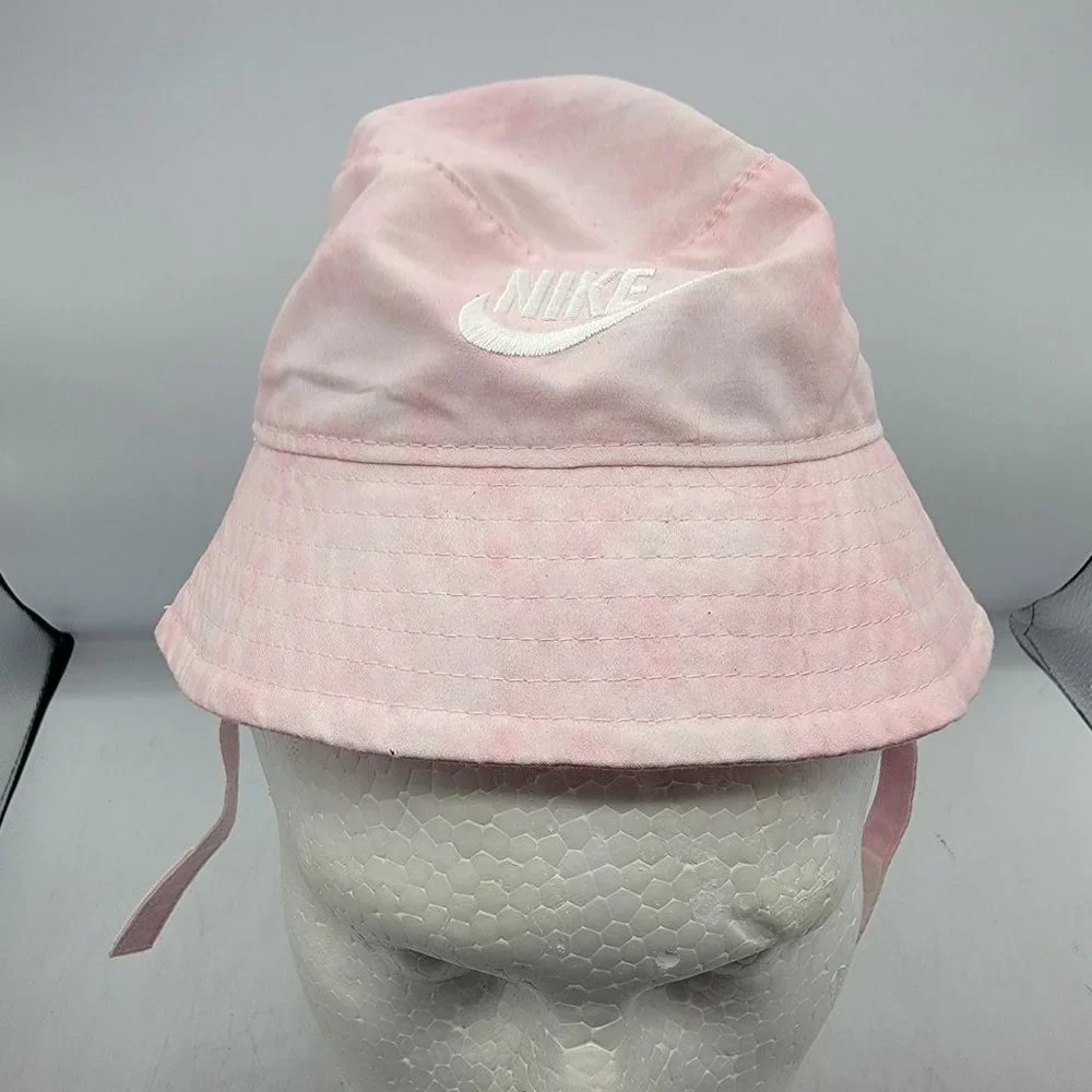 Nike Infant Pink Tie Dye UPF 40+ Bucket Hat Outdoors Sun Hat Casual Walking